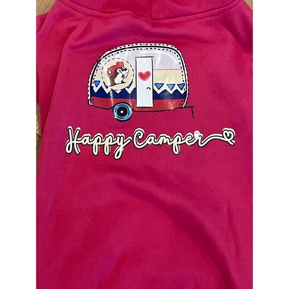 Buc-ee's Pink Happy Camper Dog Hoodie‎ sz XL - Picture 2 of 5